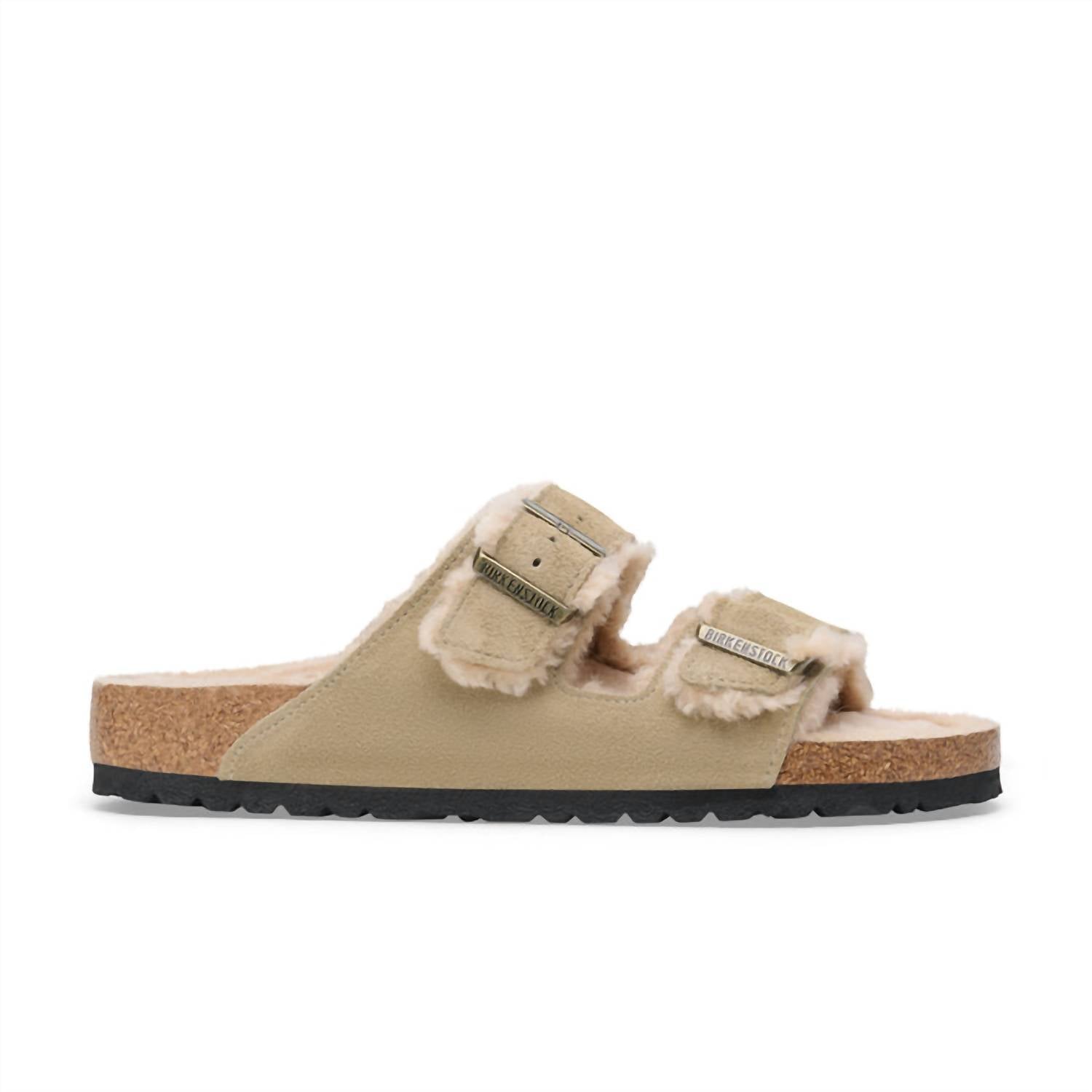 Women's Arizona Shearling Sandals In Taupe