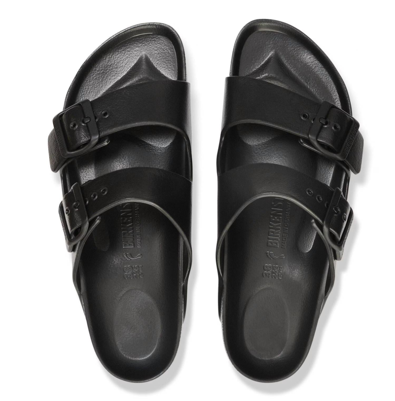 Unisex Arizona Birko-Flor Sandals In Black