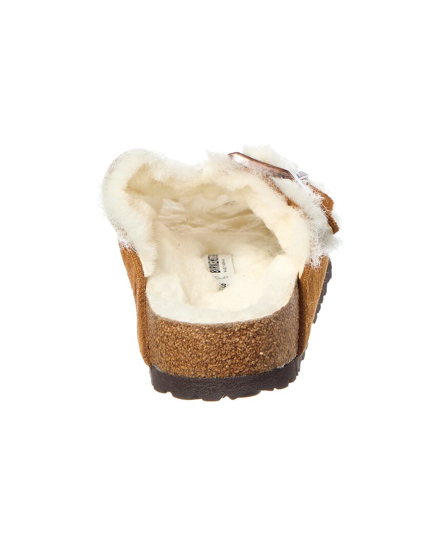 Birkenstock Arizona BS Suede & Shearling Sandal