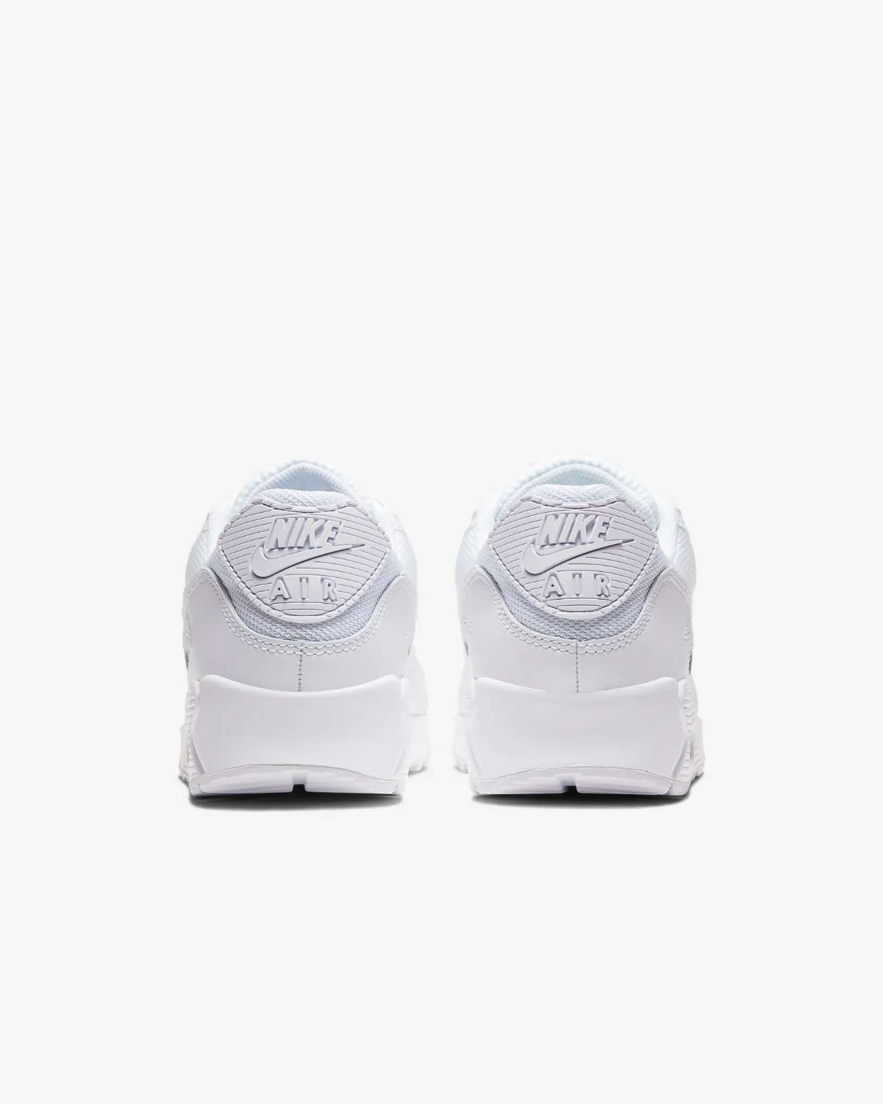 Men's Nike Air Max 90 CN8490-100 Sneaker White Leather Low Top Running Shoes