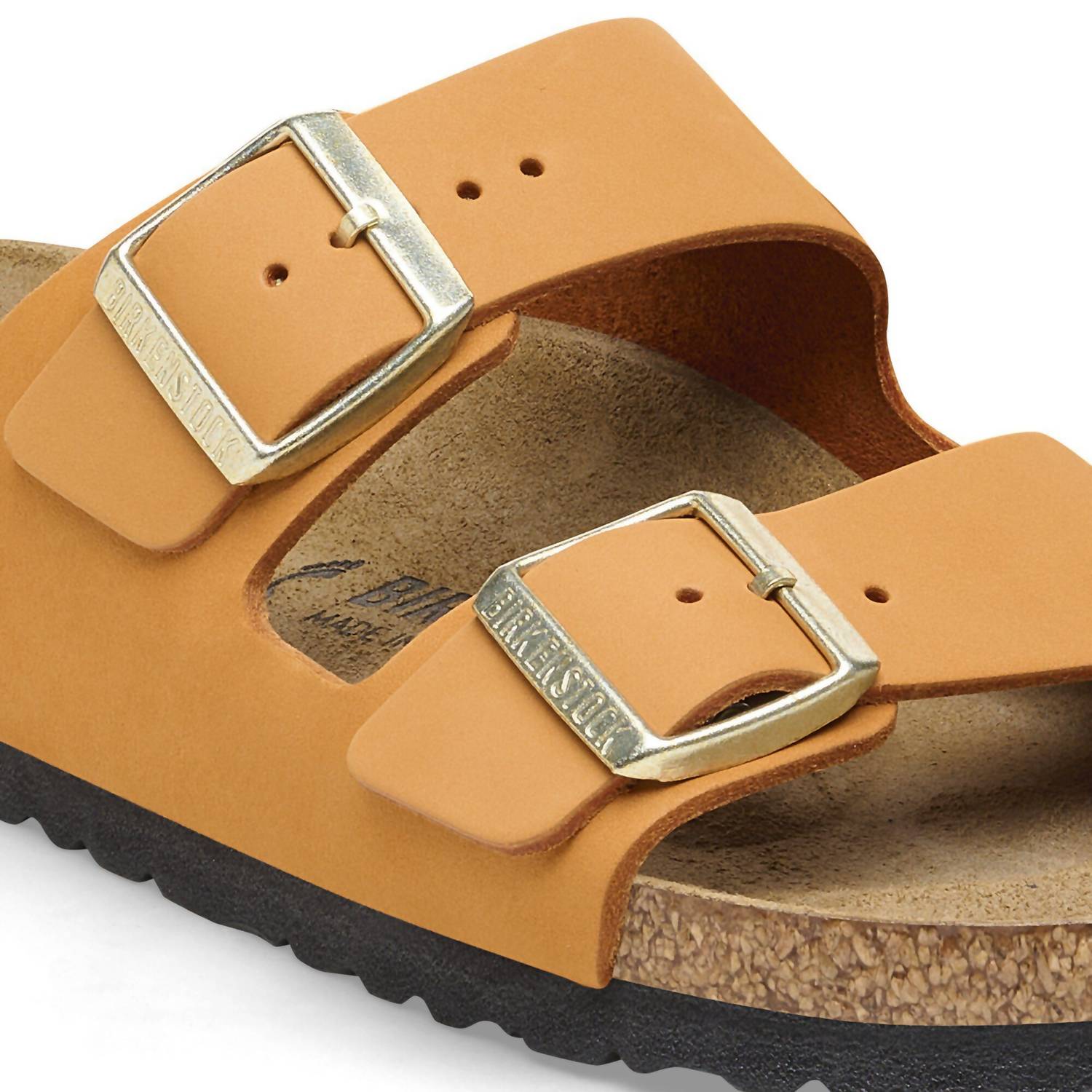 Women's Arizona Leather Sandals In Burnt Orange