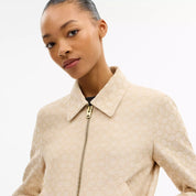 Coach Outlet Signature Zip Front Jacket