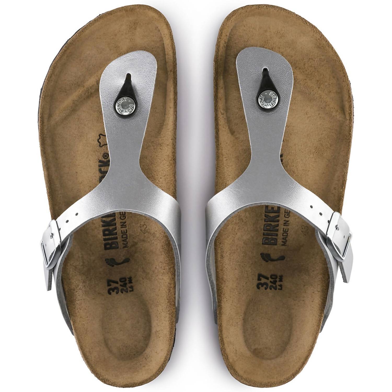 Women's Gizeh Birko-Flor Sandal In Silver