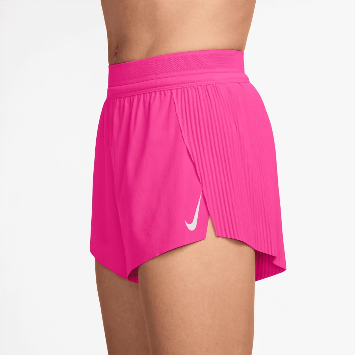 Mid-Rise Brief-Lined Shorts In Hyper Pink/black