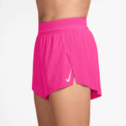 Mid-Rise Brief-Lined Shorts In Hyper Pink/black