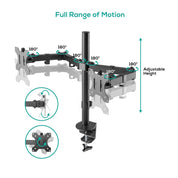 Activiva ErgoLife 13"-32" Dual Monitor Screen Double Joint Monitor Arm