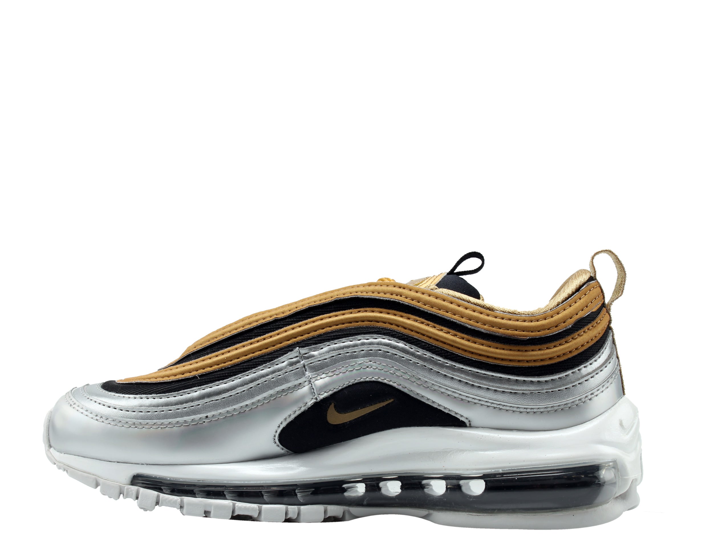 Women's Nike Air Max 97 Metallic Gold/Metallic Gold Running Shoes AQ4137-700