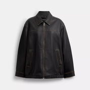 Coach Outlet Loved Oversized Leather Jacket