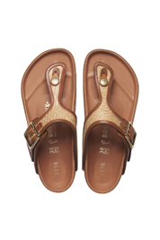 Natural Raffia Gizeh Thong Sandals