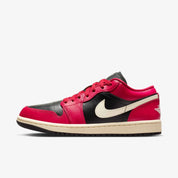 Nike Air Jordan 1 Low Mystic HibiscSneaker Women Red Lifestyle Shoe MEW1446