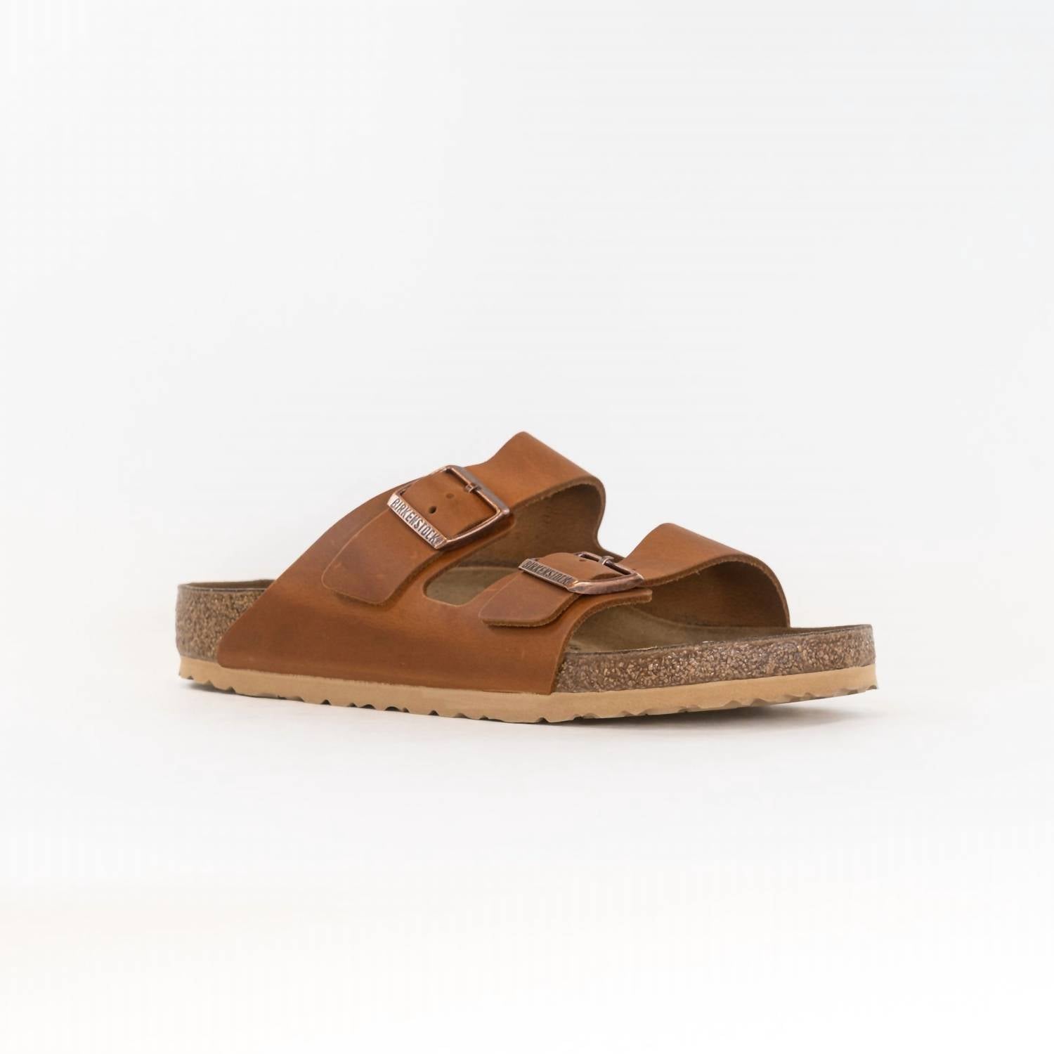 Men's Arizona Sandal In Antique Pull Cognac