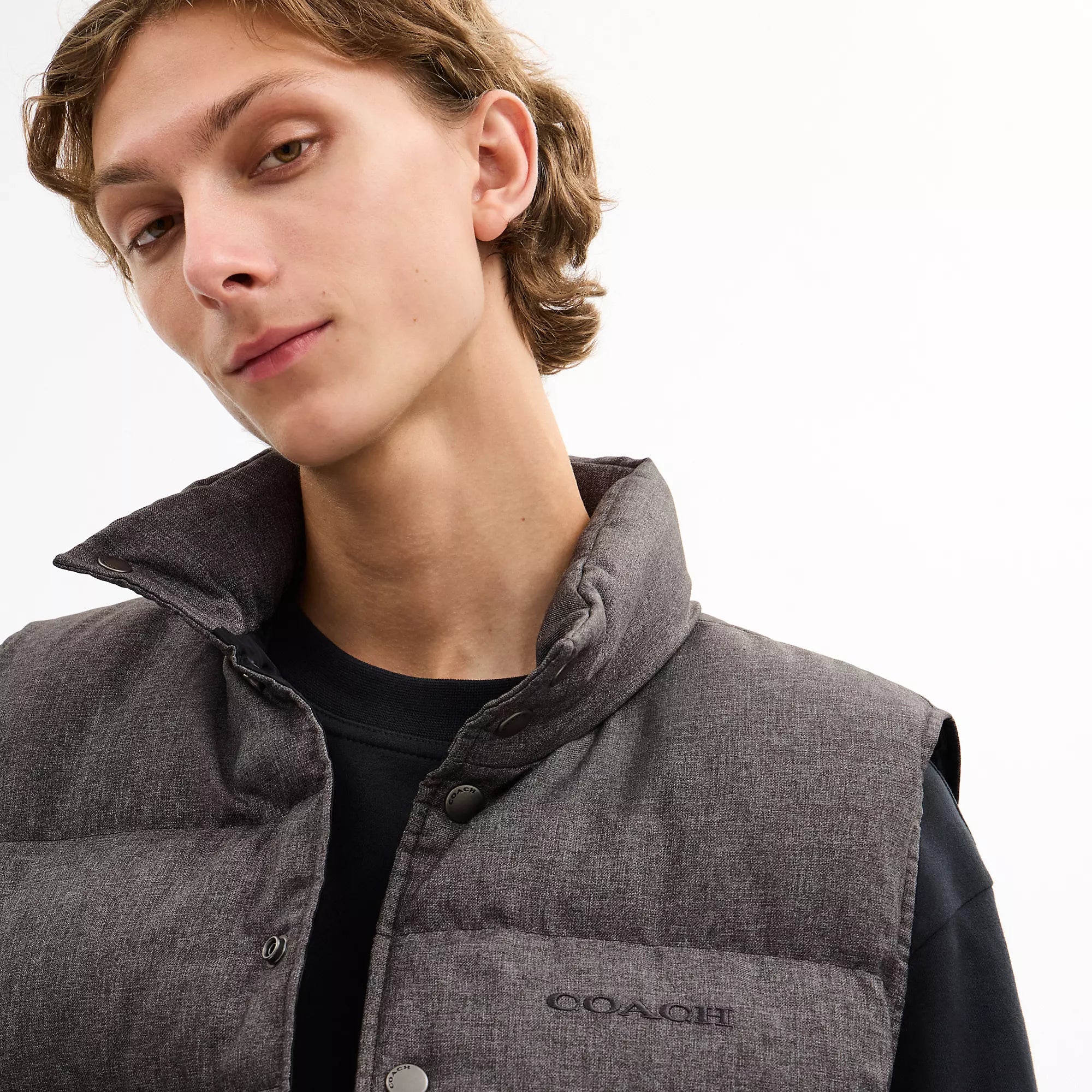 Coach Outlet Solid Down Vest