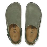 Women's Lutry Suede Clog In Thyme