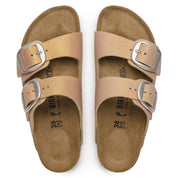 Women's Arizona Big Buckle Sandals In Washed Metallic Copper