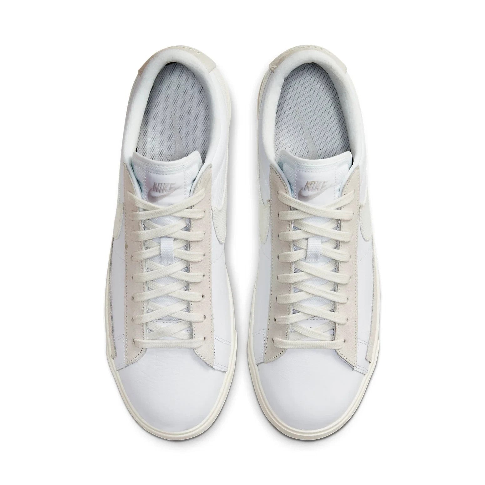 Men's Nike Blazer Low CW7585-100 Sneakers Platinum Tint Leather Lifestyle Shoes