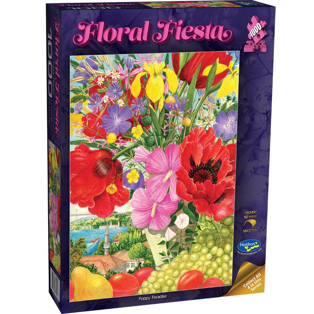 1000pc Floral Fiesta: Poppy Paradise