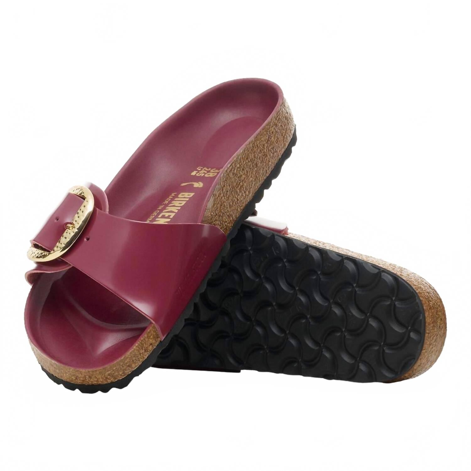 Women's Madrid Big Buckle Sandals In Zinfandel