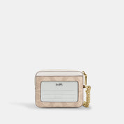 Coach Outlet Zip Card Case In Signature Canvas