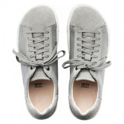 Women's Bend Low Canvas-Suede Sneakers In Whale Grey