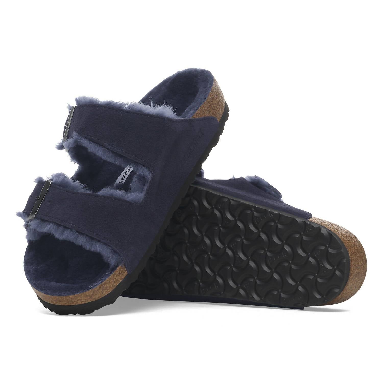 Women's Arizona Shearling Sandal In Midnight