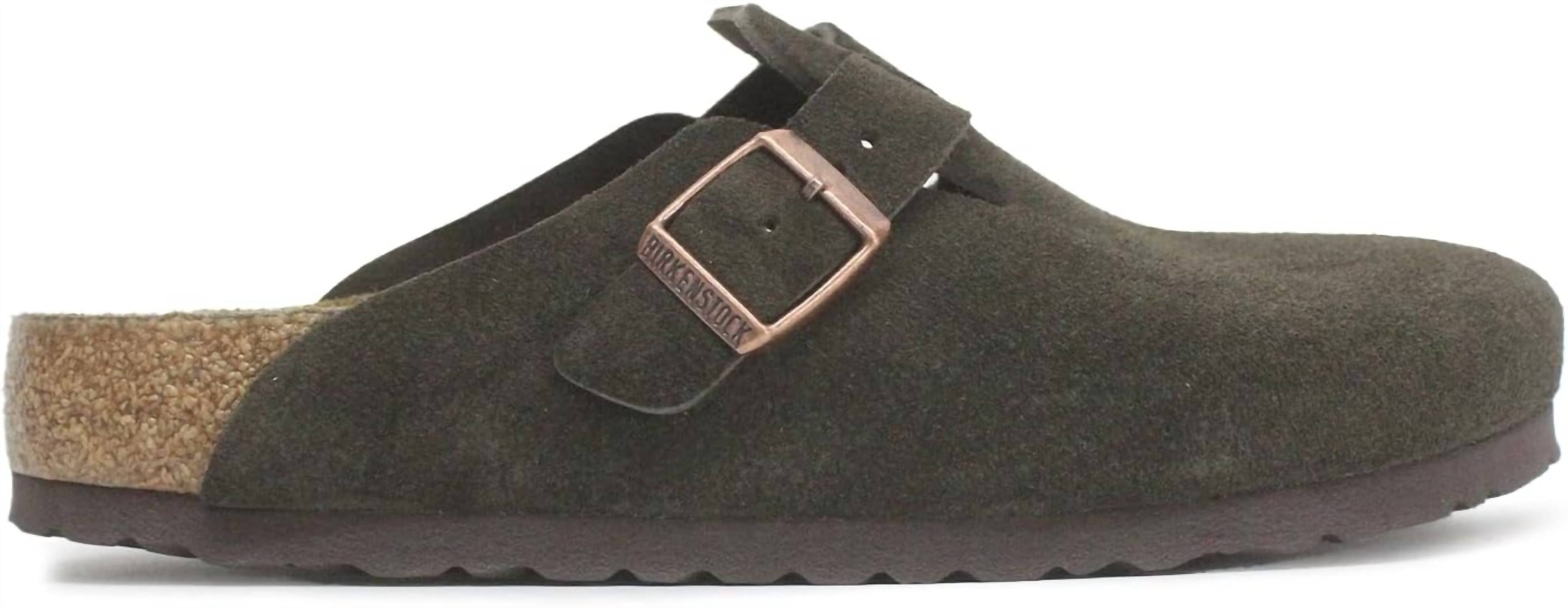 Men's Boston Clogs In Mocha