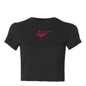 Women's Nike Sportswear Chill Knit Cropped T-Shirt - Black