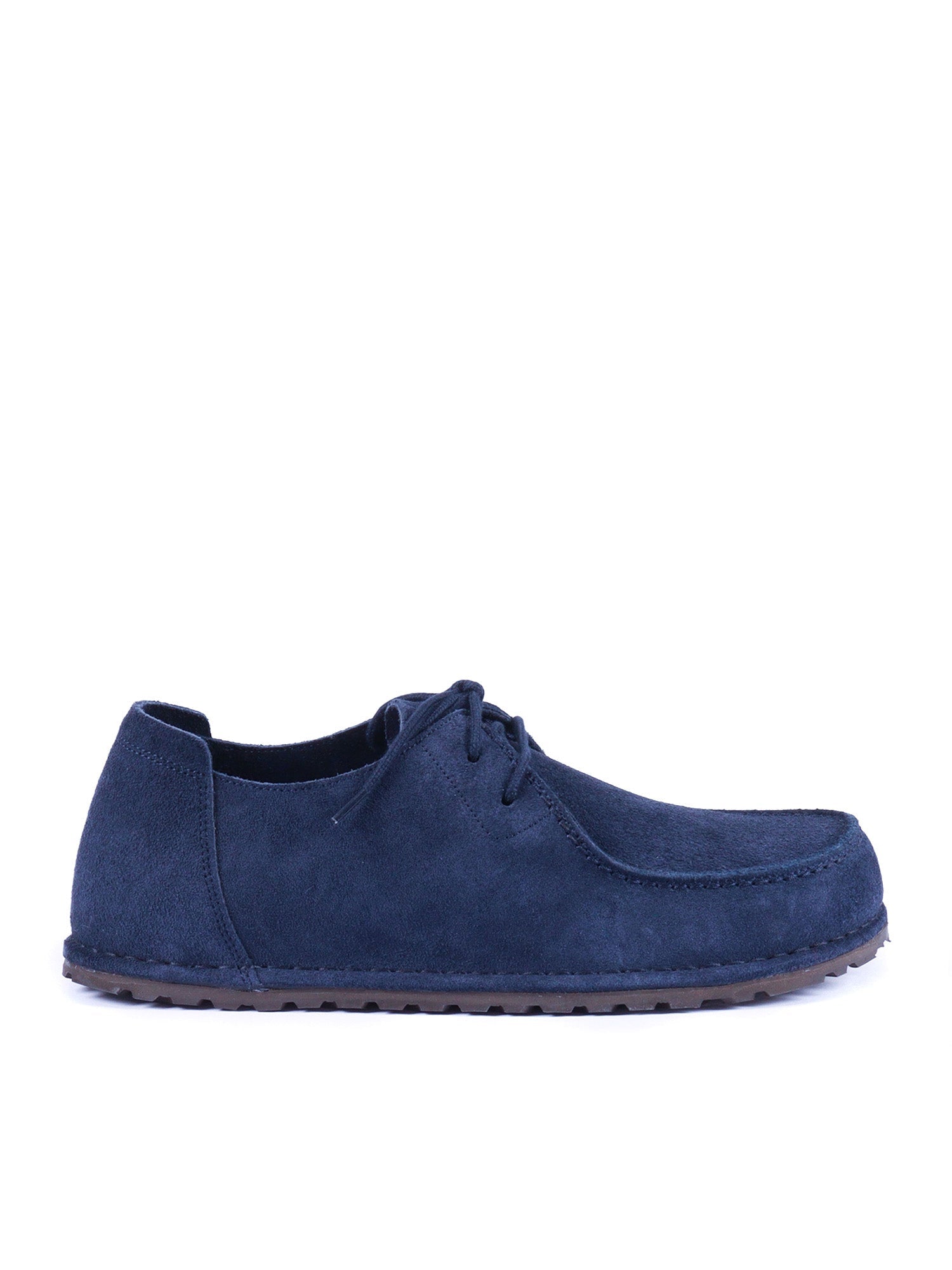 Navy Utti Suede Leather Loafers