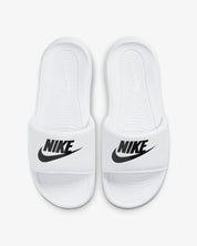 Women's Nike Victori One CN9677-100 Sandals White Black Slip On Slide ZOGG2469