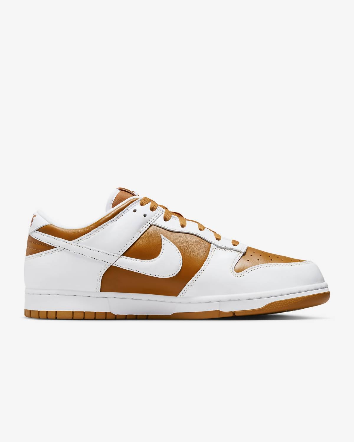 Men's Dunk Low Shoes In Dark Curry/white