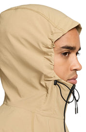 Nike Tech HM7151-297 Jacket Men's Parachute Beige Woven Hooded Full Zip POSH002