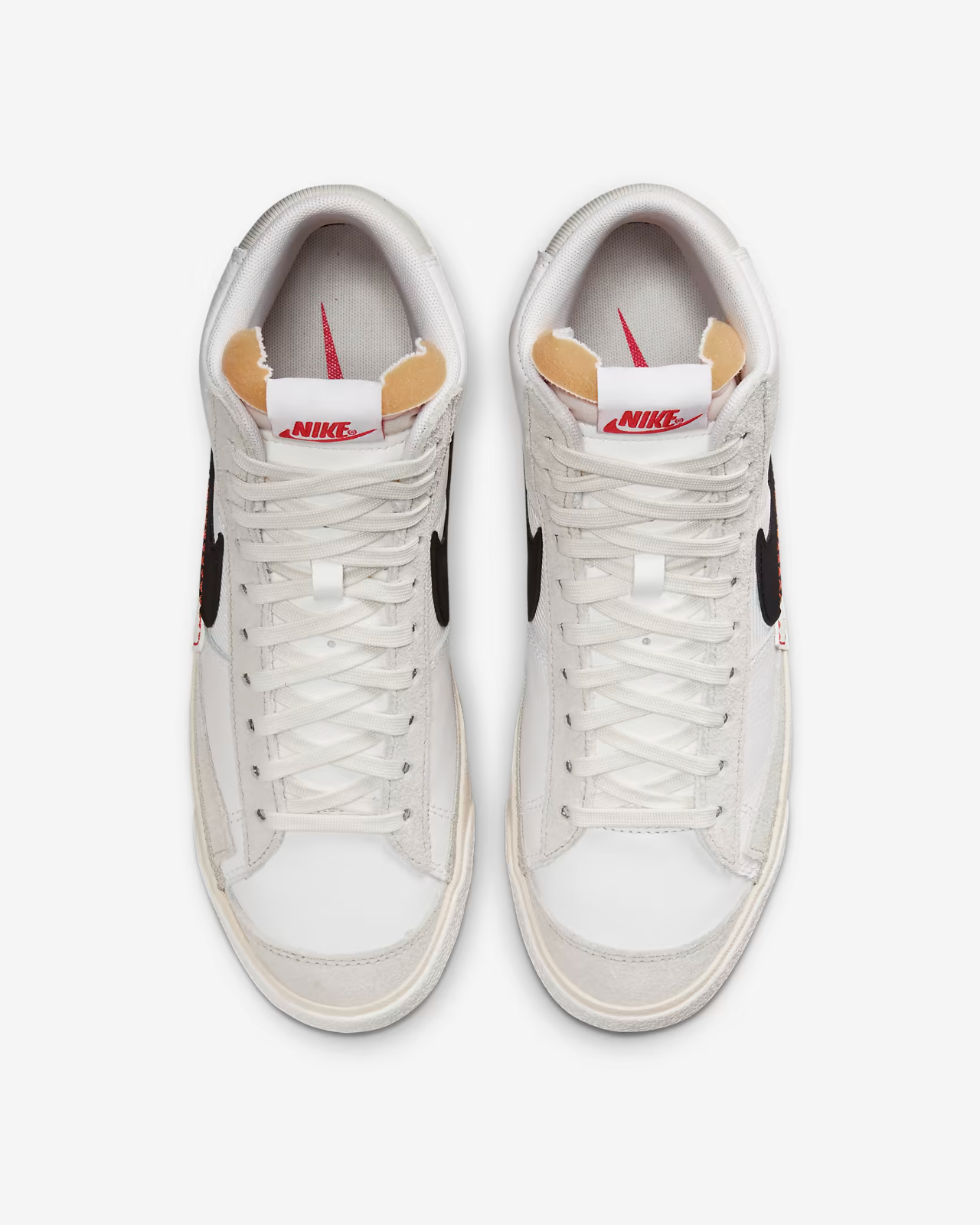Men's Nike Blazer Mid Pro Club DQ7673-100 Sneakers White Bone Leather Casual Shoes