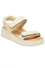 Women's Papillio Theda Natural Leather Platform Sandals In Ecru
