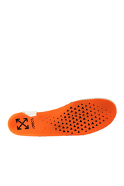 Nike x Off White Womens Lace Up Knit Foam Running Sneakers Orange White