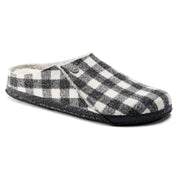 Unisex Zermatt Shearling Slipper In Plaid White