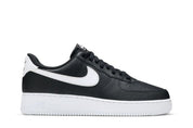 Nike Air Force 1 Low '07 Black White Pebbled Leather
