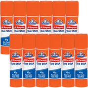 12x Elmers All Purpose School Glue Stick Clear 40G
