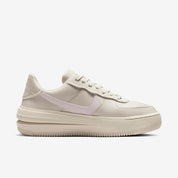Women's Nike Air Force 1 PLT.AF.ORM DJ9946-104 Sneaker Sail Shimmer Leather Shoes