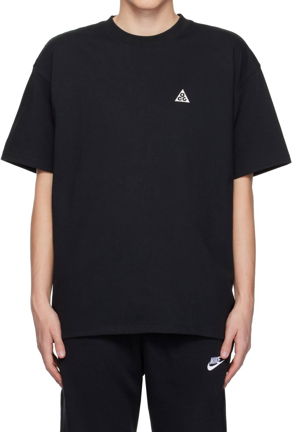 Men's Acg Triangle Embroidered Logo Shirt In Black