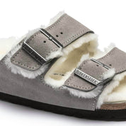 Women's Arizona Shearling Sandal In Stone Coin