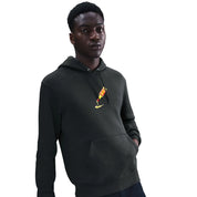 Men's Nike Sportswear Club Sole Food Pullover Fleece Hoodie - Off Noir