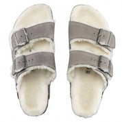 Women's Arizona Shearling Sandal In Stone Coin