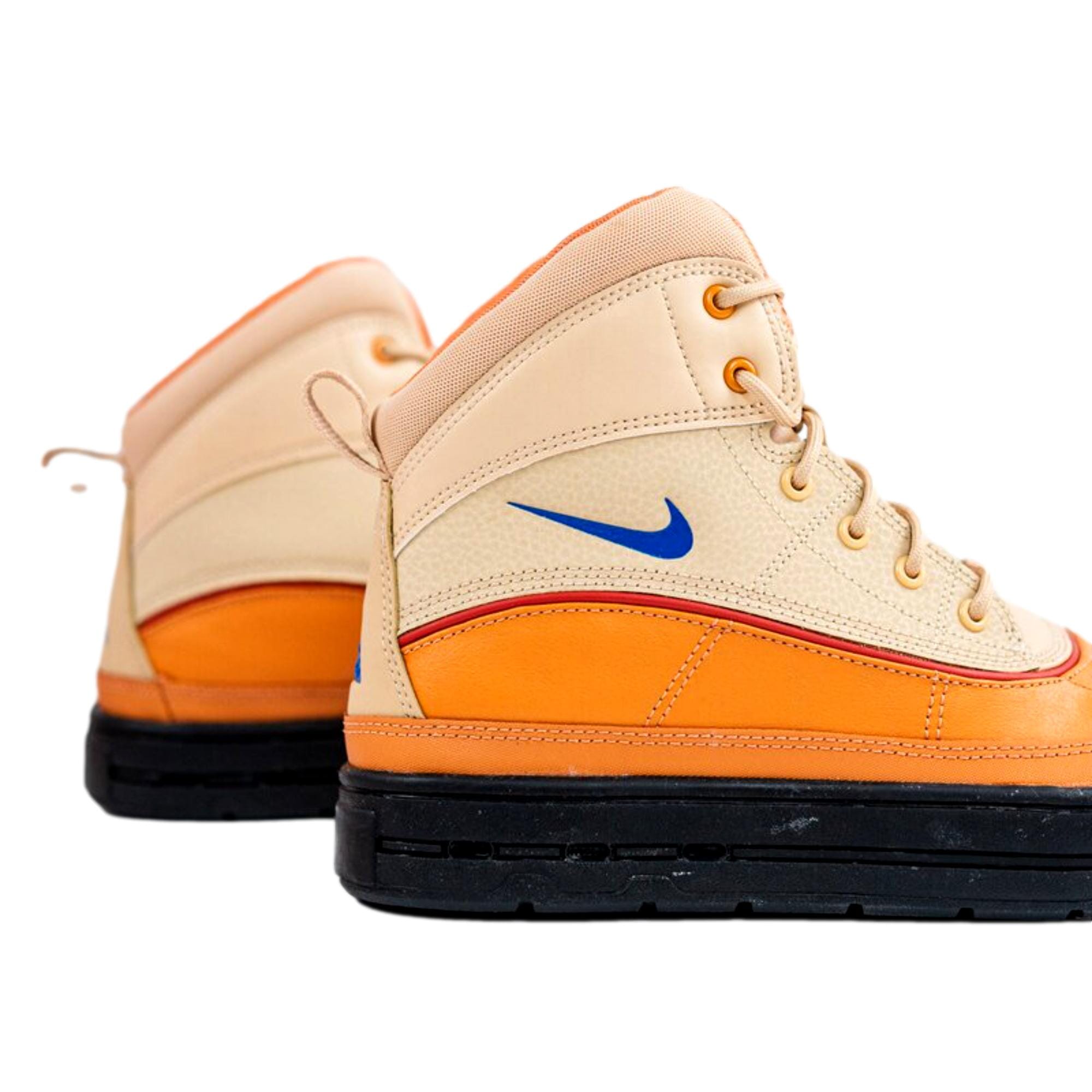 Grade-School Nike Woodside 2 High Sesame/Game Royal-Hot Curry 524872-201