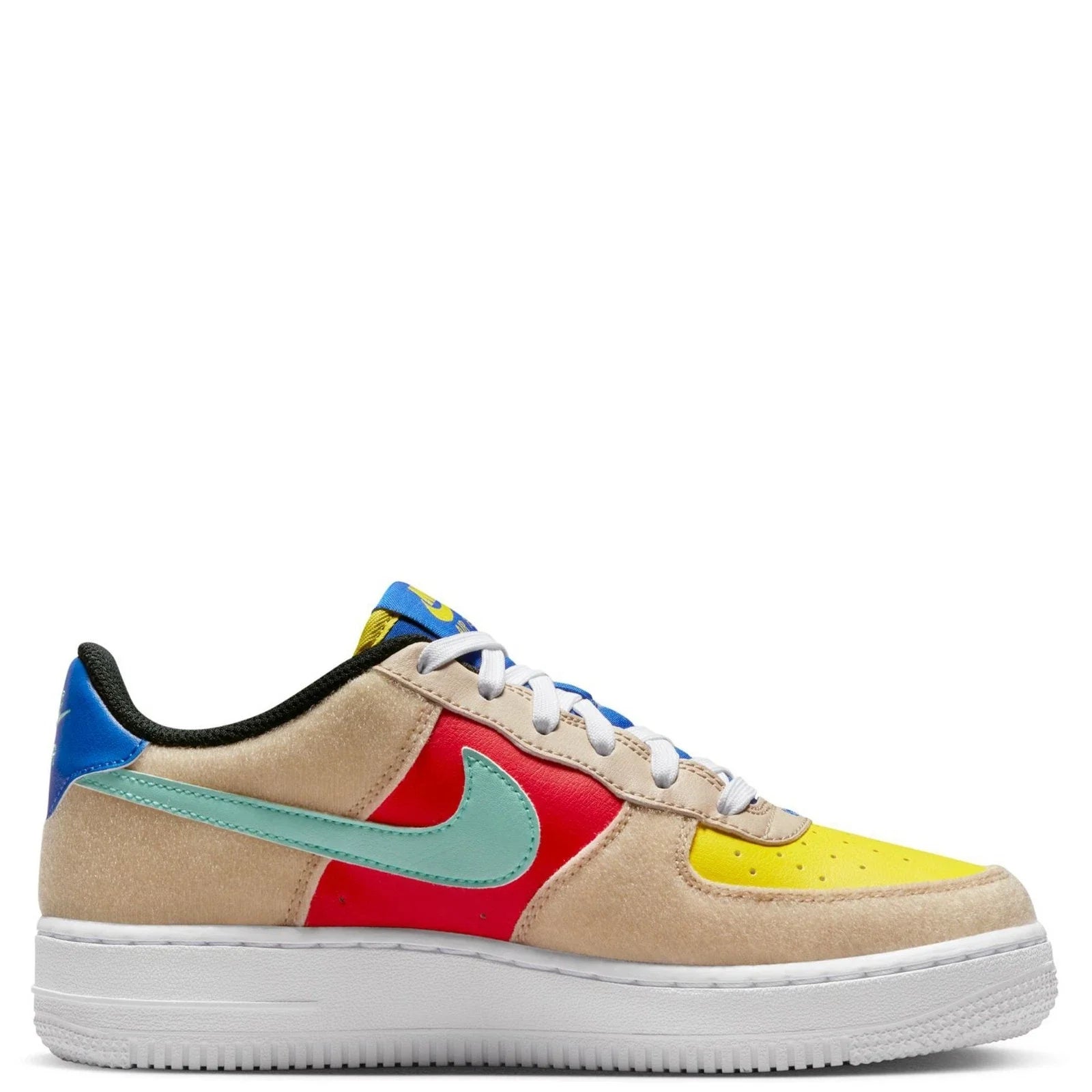 Youth Nike Air Force Low FN7818- Sneakers Multicolor Leather Shoes HTAT21