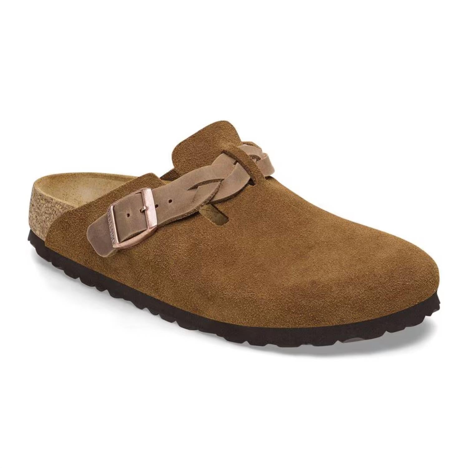 Women's Boston Braided Clogs In Mink