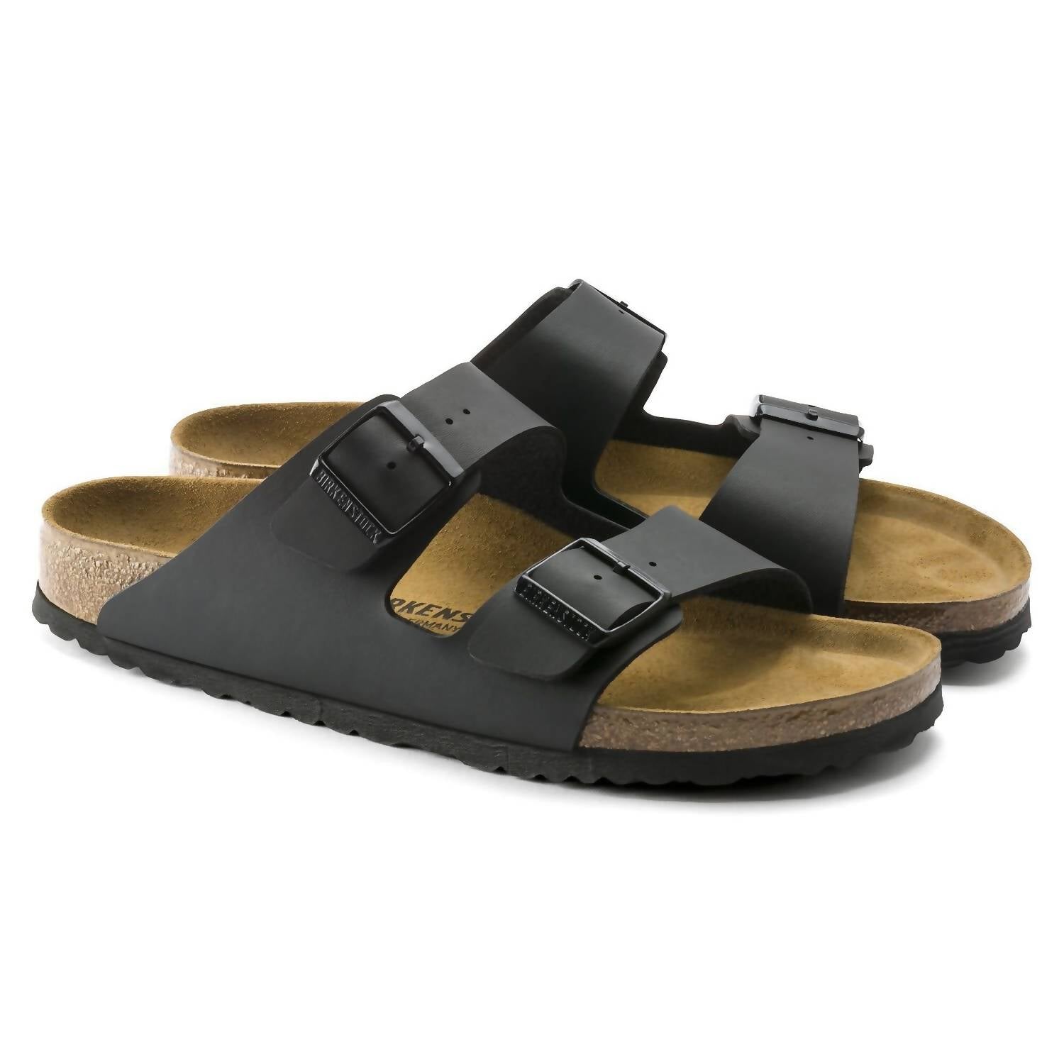 Unisex Arizona Sandal In Black Birko-Flor