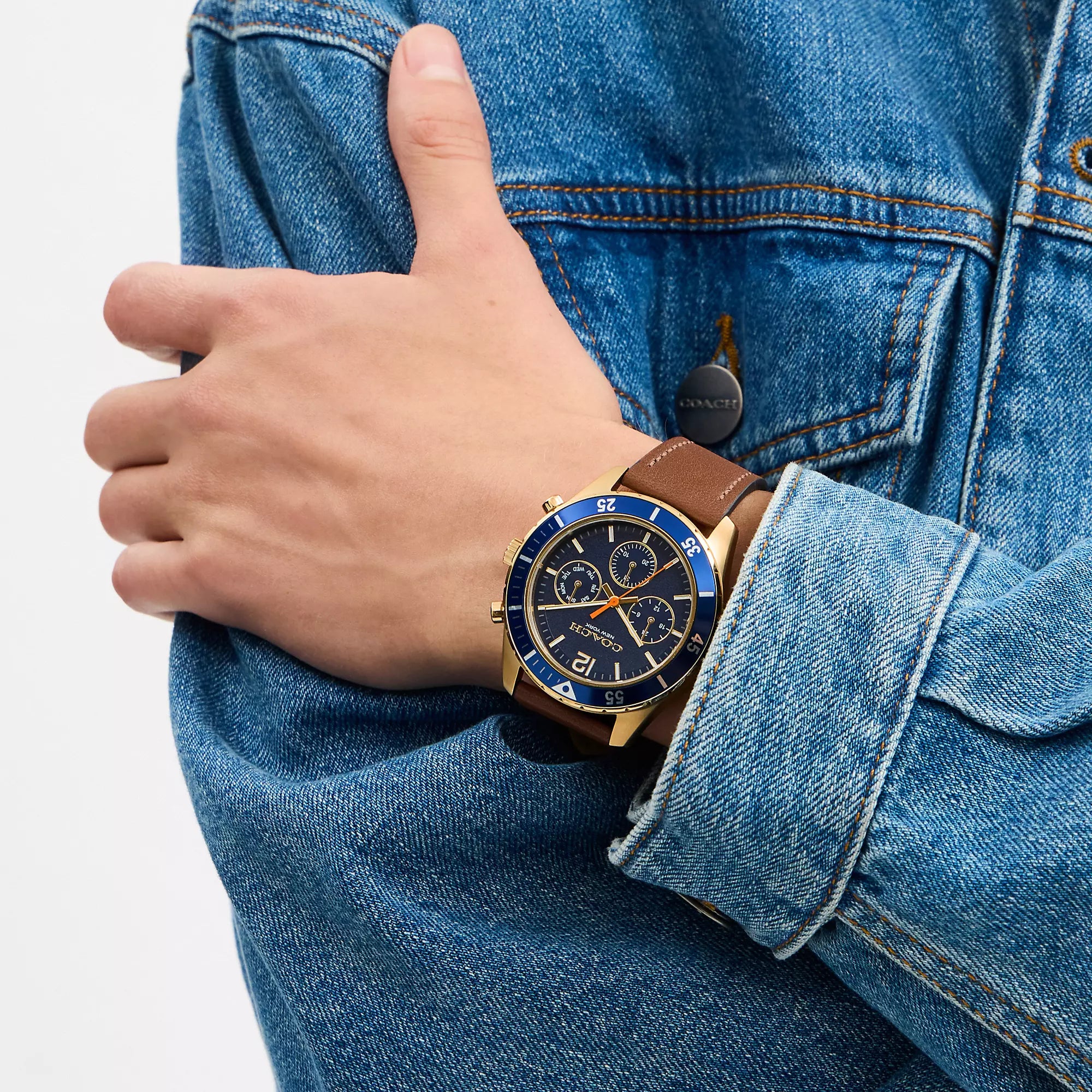 Coach Outlet Cole Chronograph Watch, 44 Mm