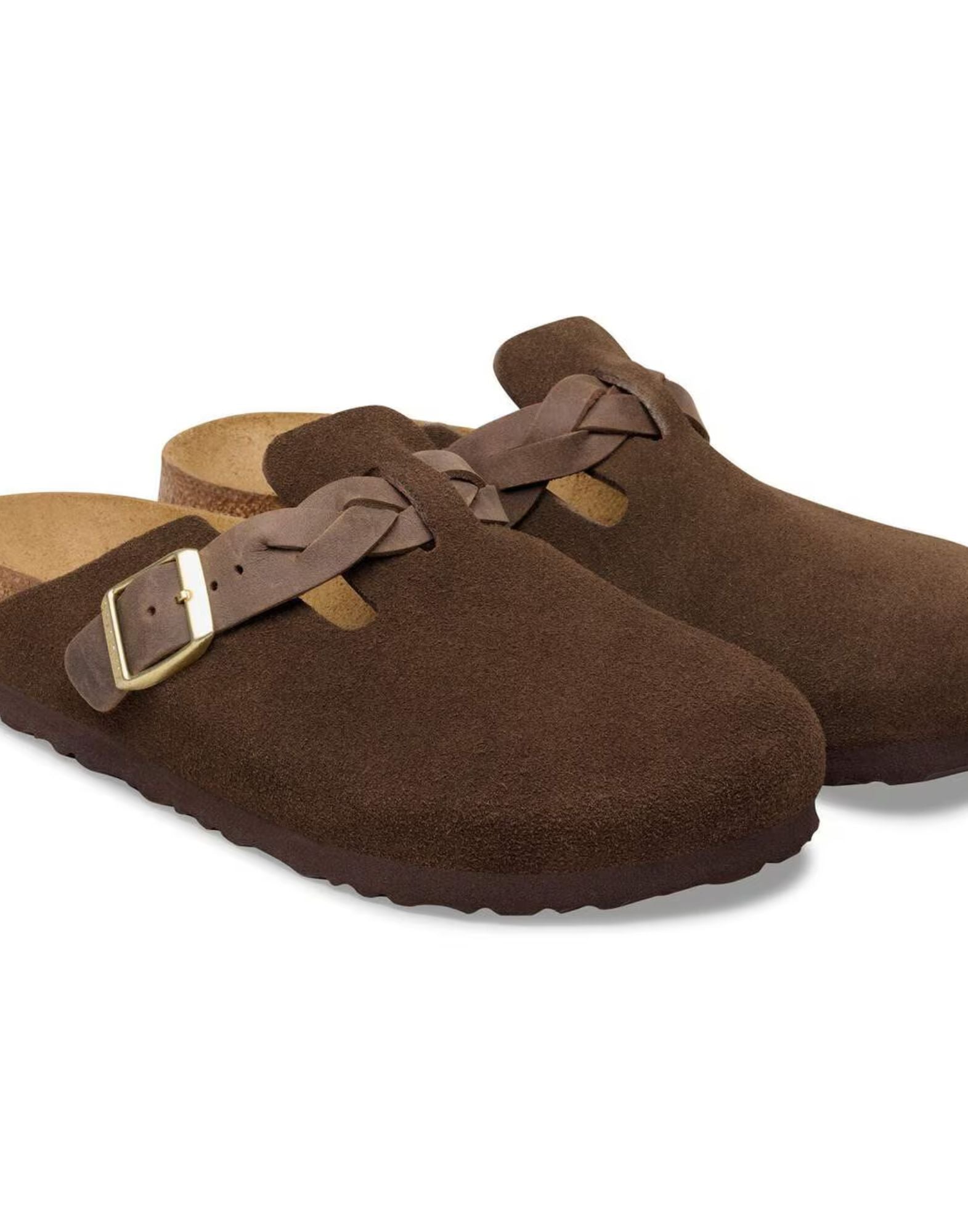 Carafe Boston Braided Suede Leather Clogs