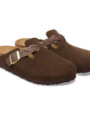 Carafe Boston Braided Suede Leather Clogs