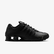 Nike Shox NZ 378341-017 Sneaker Men's US 9.5 Black Leather Running Shoes LIQ332