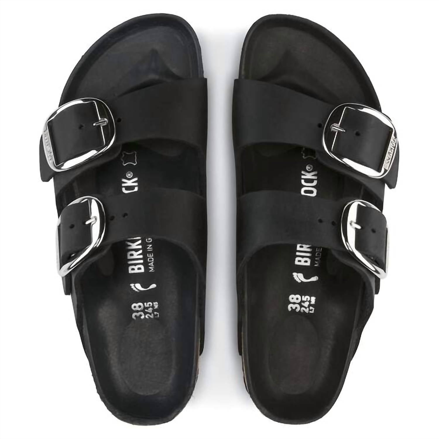 Women's Arizona Big Buckle Sandal In Black